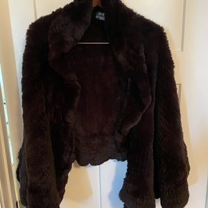 Rex Rabbit Fur Shawl